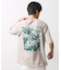 ボタニカルプリントオーバーサイズ半袖Ｔシャツ