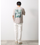 ボタニカルプリントオーバーサイズ半袖Ｔシャツ