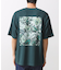 ボタニカルプリントオーバーサイズ半袖Ｔシャツ