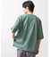 梨地アンサンブルカーディガン　五分袖カーディガン＋半袖Tシャツセット/マシンウォッシャブル