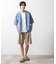 梨地アンサンブルカーディガン　五分袖カーディガン＋半袖Tシャツセット/マシンウォッシャブル