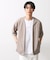 梨地アンサンブルカーディガン　五分袖カーディガン＋半袖Tシャツセット/マシンウォッシャブル