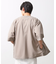 梨地アンサンブルカーディガン　五分袖カーディガン＋半袖Tシャツセット/マシンウォッシャブル