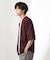 梨地アンサンブルカーディガン　五分袖カーディガン＋半袖Tシャツセット/マシンウォッシャブル