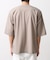 梨地アンサンブルカーディガン　五分袖カーディガン＋半袖Tシャツセット/マシンウォッシャブル