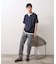 ツイルキーネック半袖Tシャツ 【接触冷感/洗濯機OK】