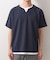 ツイルキーネック半袖Tシャツ 【接触冷感/洗濯機OK】