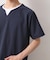 ツイルキーネック半袖Tシャツ 【接触冷感/洗濯機OK】