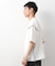 ステッチ刺繍半袖Tシャツ ビックシルエット