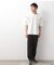 ステッチ刺繍半袖Tシャツ ビックシルエット