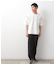ステッチ刺繍半袖Tシャツ ビックシルエット