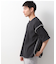 ステッチ刺繍半袖Tシャツ ビックシルエット