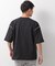 ステッチ刺繍半袖Tシャツ ビックシルエット