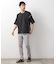 ステッチ刺繍半袖Tシャツ ビックシルエット
