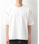 ステッチ刺繍半袖Tシャツ ビックシルエット