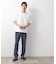 ランダムワッフル半袖Tシャツ 【洗濯機ＯＫ】