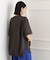 【再入荷/新色】ダブルポケット5分袖シャツ/体型カバー／洗濯機OK