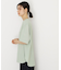 【再入荷/新色】ダブルポケット5分袖シャツ/体型カバー／洗濯機OK
