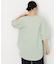 【再入荷/新色】ダブルポケット5分袖シャツ/体型カバー／洗濯機OK
