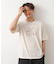 ポリ麻刺繍半袖Tシャツ