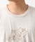 ポリ麻刺繍半袖Tシャツ