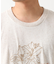 ポリ麻刺繍半袖Tシャツ