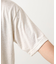 ポリ麻刺繍半袖Tシャツ