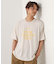 ポリ麻プリント半袖Tシャツ【洗濯機OK】