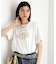 カレッジ＆フォトプリントTシャツ【洗濯機OK】