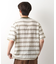 変形ボーダー半袖Tシャツ【洗濯機OK】
