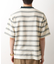 変形ボーダー半袖Tシャツ【洗濯機OK】