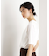 5分袖シアーTシャツ【二の腕カバー/洗濯機OK】