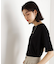 5分袖シアーTシャツ【二の腕カバー/洗濯機OK】