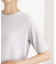 5分袖シアーTシャツ【二の腕カバー/洗濯機OK】