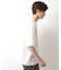 楊柳ボーダー半袖Tシャツ【洗濯機OK】