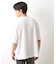 楊柳ボーダー半袖Tシャツ【洗濯機OK】