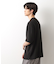 楊柳ボーダー半袖Tシャツ【洗濯機OK】
