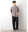 楊柳ボーダー半袖Tシャツ【洗濯機OK】