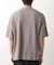 楊柳ボーダー半袖Tシャツ【洗濯機OK】