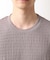 楊柳ボーダー半袖Tシャツ【洗濯機OK】