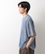 ライトデニム半袖Tシャツ【洗濯機OK】