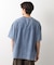 ライトデニム半袖Tシャツ【洗濯機OK】