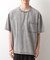 ライトデニム半袖Tシャツ【洗濯機OK】