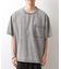 ライトデニム半袖Tシャツ【洗濯機OK】