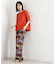 【再入荷】麻調メッシュブラウス【二の腕カバー/洗える】