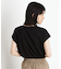 合皮パイピングフレンチTシャツ【洗える】