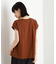 合皮パイピングフレンチTシャツ【洗える】