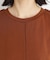 合皮パイピングフレンチTシャツ【洗える】