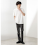 パターンジャカード半袖Tシャツ【洗濯機OK】