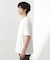 パターンジャカード半袖Tシャツ【洗濯機OK】